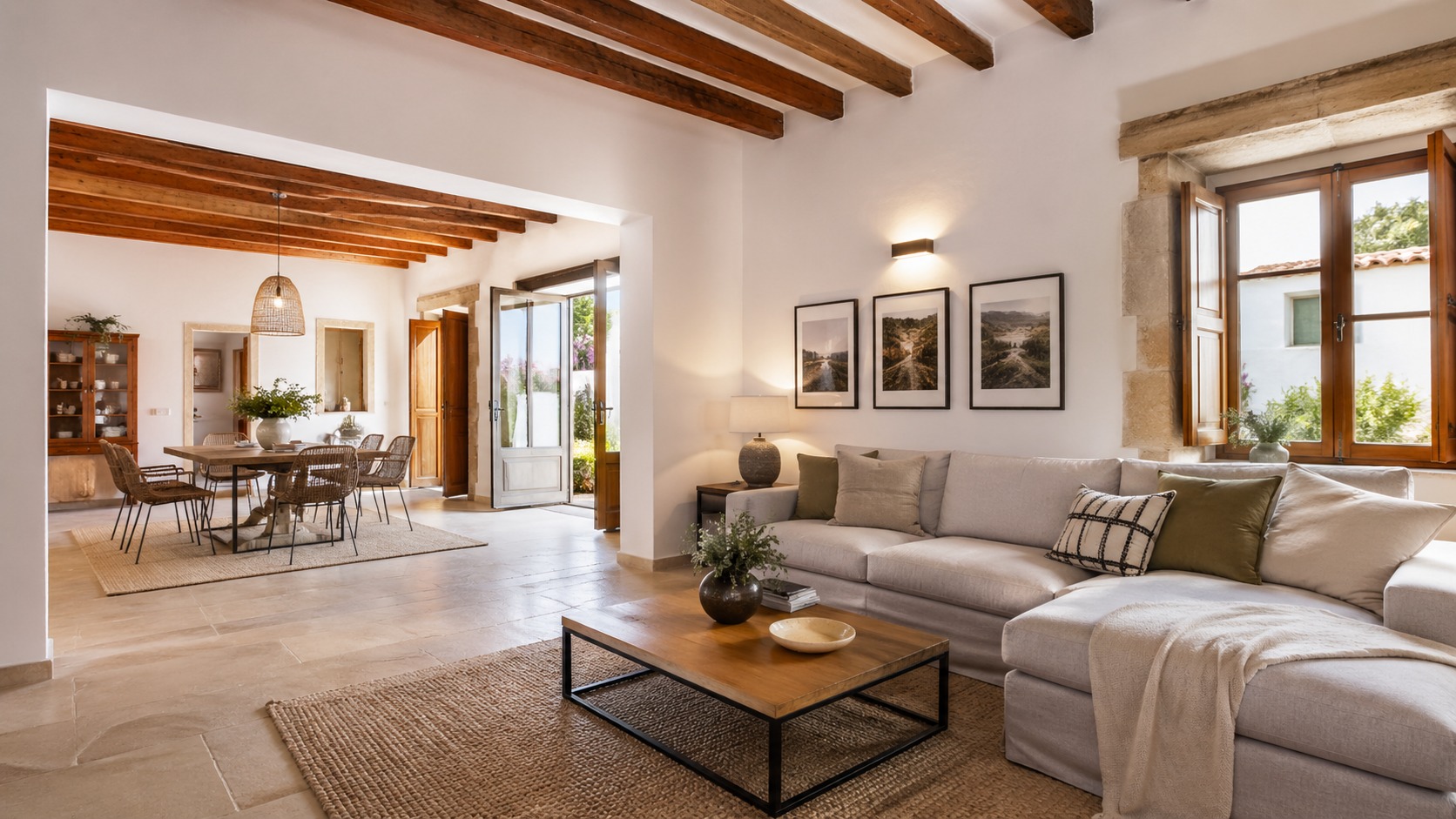 Entrada de casa pronta para exploração de longo prazo